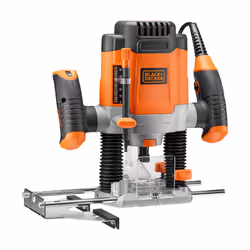 Black & Decker KW1200E-QS router/trimmer Black, Orange 28000 RPM 1200 W