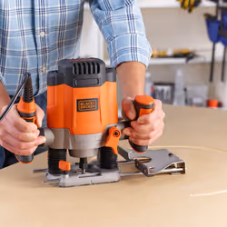 Black & Decker KW1200E-QS router/trimmer Black, Orange 28000 RPM 1200 W - Additional view 4