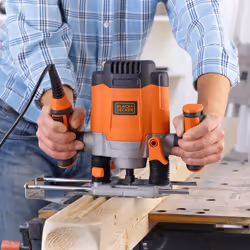 Black & Decker KW1200E-QS router/trimmer Black, Orange 28000 RPM 1200 W - Additional view 5