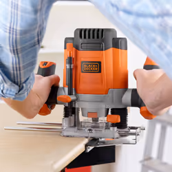 Black & Decker KW1200E-QS router/trimmer Black, Orange 28000 RPM 1200 W - Additional view 6