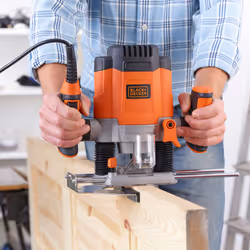 Black & Decker KW1200E-QS router/trimmer Black, Orange 28000 RPM 1200 W - Additional view 7