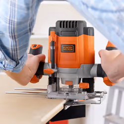 Black & Decker KW1200EKA-QS router/trimmer Black, Grey, Orange - Additional view 6