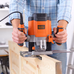 Black & Decker KW1200EKA-QS router/trimmer Black, Grey, Orange - Additional view 7