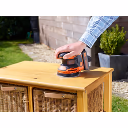 Black & Decker BDCROS18N-XJ portable sander Orbital sander 12000 RPM Black, Orange - Additional view 8