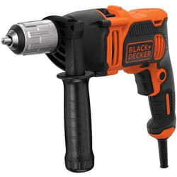 Black & Decker BEH850-QS drill 3100 RPM Keyless Black, Orange