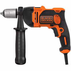 Black & Decker BEH850-QS drill 3100 RPM Keyless Black, Orange
