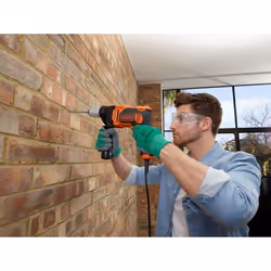 Black & Decker BEH850-QS drill 3100 RPM Keyless Black, Orange - Additional view 7