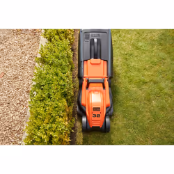 Black & Decker BEMW451-GB lawn mower Push lawn mower AC Black, Orange - Additional view 4