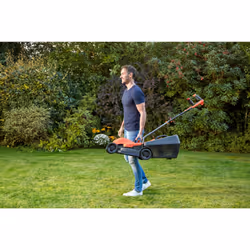 Black & Decker BEMW451BH-GB lawn mower Push lawn mower AC Black, Orange - Additional view 5