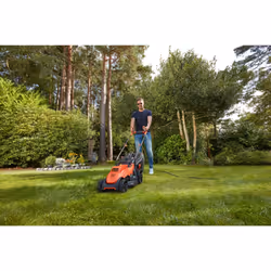 Black & Decker BEMW461BH-GB lawn mower Push lawn mower AC Black, Orange - Additional view 4