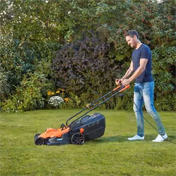 Black & Decker BEMW481BH lawn mower Push lawn mower AC Black, Orange