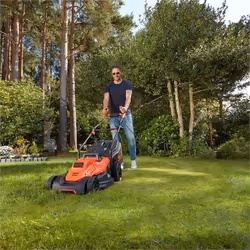 Black & Decker BEMW481BH lawn mower Push lawn mower AC Black, Orange - Additional view 4