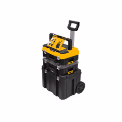 Dewalt DWST1-81049 TStak Tower Rolling Mobile Tool Storage Boxes - 2 Tstak Cases