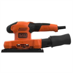 Black & Decker BEW220 Orbital sander 14000 RPM Black, Orange