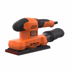 Black & Decker BEW220 Orbital sander 14000 RPM Black, Orange