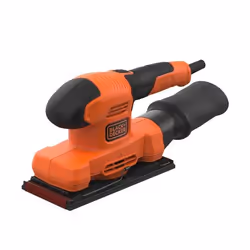 Black & Decker BEW220 Orbital sander 14000 RPM Black, Orange