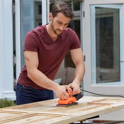 Black & Decker BEW220 Orbital sander 14000 RPM Black, Orange - Additional view 5