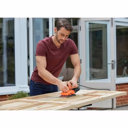 Black & Decker BEW220-GB portable sander Sheet sander 14000 RPM Black, Orange - Additional view 5