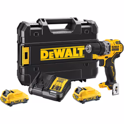 DeWALT DCD701D2-QW, Power screwdriver, Pistol handle, Black, Yellow, 1500 RPM, 425 RPM, 57.5 N⋅m