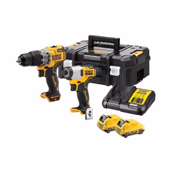 DCK2111L2T XR Bushless Sub-Compact Twin Pack 12V 2 x 3.0Ah Li-ion DEWDCK2111L2