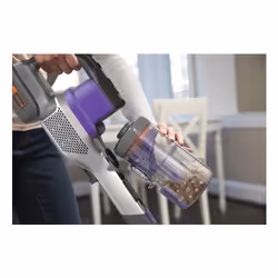 Black & Decker BHFEV362DP-GB stick vacuum/electric broom 2-in-1 stick vacuum Battery Dry Bagless Silver, Violet 2 Ah - Additional view 5