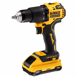 DeWALT DCD709D2T-QW, Pistol grip drill, Brushless, Black, Yellow, 1.3 cm, 1650 RPM, 3 cm
