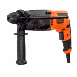 Black & Decker BEHS01-QS, Pistol grip drill, SDS Plus, Black, Orange, 1600 RPM, 3 cm, 1.3 cm