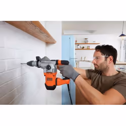 Black & Decker BEHS03K 900 RPM SDS Plus Black, Orange - Additional view 4