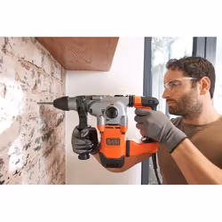 Black & Decker BEHS03K 900 RPM SDS Plus Black, Orange - Additional view 7