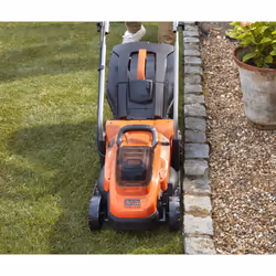Black & Decker BCMW33362L1-GB lawn mower Push lawn mower Battery Black, Orange - Additional view 5