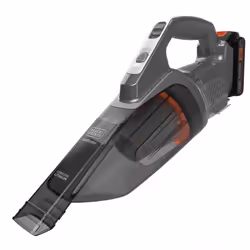 Black & Decker Dustbuster, Dry, Carpet, Hard floor, Stair steps, Bagless, Black, Grey, Orange, Battery, 20 V