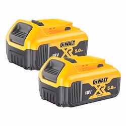 DeWALT DCB184P2-XJ, Battery, Lithium-Ion (Li-Ion), 5 Ah, 18 V, DeWalt, Black, Yellow