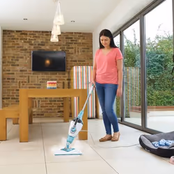 Black & Decker BHSM1610DSM Portable steam cleaner 0.5 L 1600 W Aqua colour, White - Additional view 7