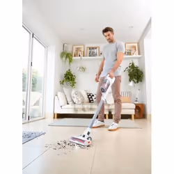 Black & Decker BHFEA515J, Stick vacuum, Bagless, Orange, White, 0.5 L, Dry, Cyclonic