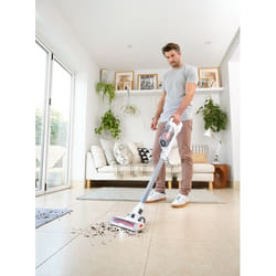 Black & Decker BHFEA515J stick vacuum/electric broom Battery Dry Cyclonic Bagless 0.5 L Orange, White 1.5 Ah