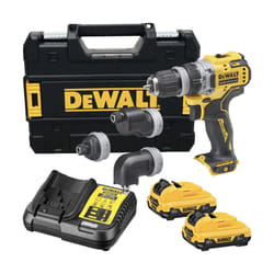 DeWALT DCD703L2T 12V XR Brushless Multi-Head Drill Driver 2 x 3.0Ah