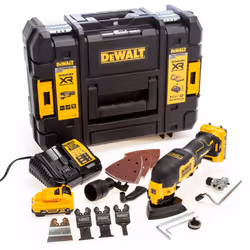 Dewalt DCS353D2 XR Brushless Multi Tool 12V 2 x 2.0Ah 29 Accessories + Tstak
