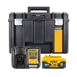 Dewalt DCB1104P1T DCB184 5.0ah 18v XR Lithium Battery + DCB1104 Charger Tstak