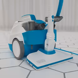 Black & Decker BHSMP2008 Cylinder steam cleaner 1.2 L 2000 W Blue, Grey, White - Additional view 7