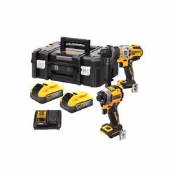 Dewalt DCK2052H2T 18v XR Brushless Powerstack Combi Drill+ Impact Driver + Batt