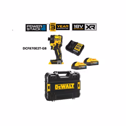 Dewalt DCF870E2T 18v XR Hydraulic Compact Impact Driver 2x 1.7Ah Powerstack - Additional view 5