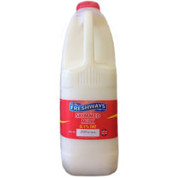 Freshways Fresh Skimmed Milk - 1x2ltr