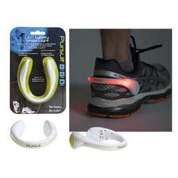 Carrefour 979008 sport safety light/reflector Shoe clip light White Running