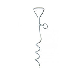 Spiral Dog Tether | Tent Anchor Peg | Gazebo Goal Netting Tent Awning