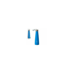 B&Co 450ml Conical Bottle Rubberised Finish Neon Blue