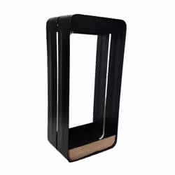 Solar Garden Wall Planter LED Light Plant Display Cube Shelf 35cm