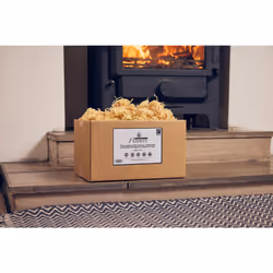 Natural Firelighters 200 Value Pack - Fire Lighters for Wood Burner Firepit Bbq Pizza Oven Fireplace Chimenea Barbecue Fire Starter - Firestarter for