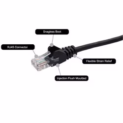 connektgear 28-0030BK networking cable Black 3 m Cat5e U/UTP (UTP) - Additional view 2
