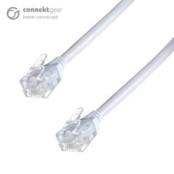 connektgear 3m ADSL Broadband High Speed Modem Cable RJ11 Male to RJ11 Male