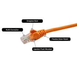 connektgear 28-0050O networking cable Orange 5 m Cat5e U/UTP (UTP)